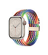 Текстилна многоцветна каишка за Apple Watch 38/40/41 mm -1 снимка