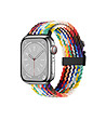 Многоцветна текстилна каишка за  Apple Watch 42/44/45/49 mm-1 снимка