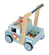 Дървена играчка за бутане Камион с инструменти-2 снимка