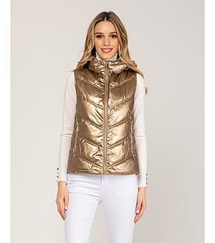 Златиста дамска грейка снимка