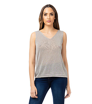 Топ със златисти нишки снимка