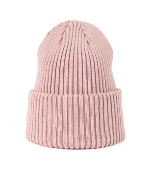 Унисекс светлорозова шапка снимка