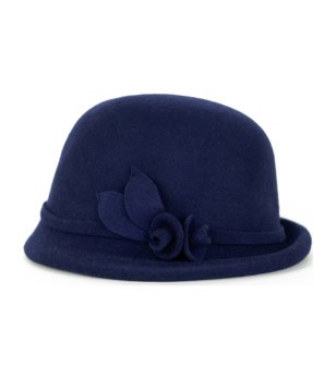 Дамска вълнена шапка в тъмносиньо Enny снимка