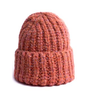 Зимна шапка в оранжев нюанс Dobby снимка