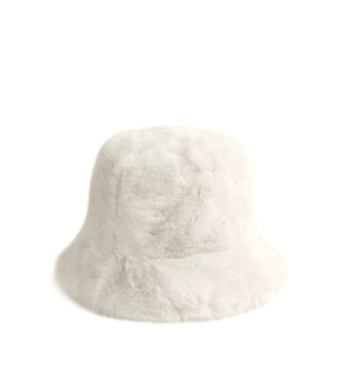 Дамска шапка в екрю Bucket снимка