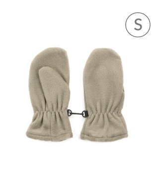 Детски бежови ръкавици с един пръст размер S снимка