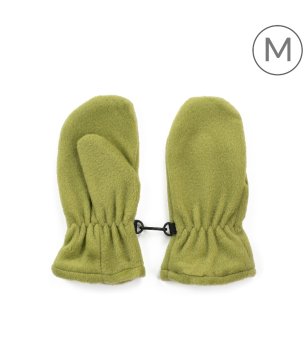 Детски зелени ръкавици с един пръст размер М снимка