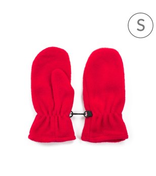 Детски червени ръкавици с един пръст размер S снимка