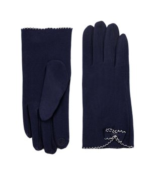 Дамски ръкавици Dinara в морскосиньо снимка