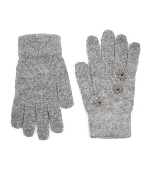 Дамски сиви ръкавици Eliana снимка