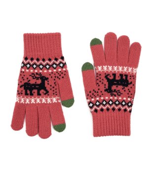 Детски ръкавици в малина снимка