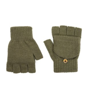 Къси ръкавици в каки снимка