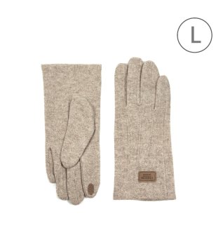 Дамски светлобежови ръкавици Classic снимка