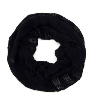 Унисекс черен преходен шал снимка