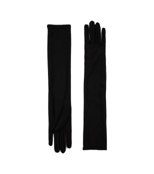 Дамски дълги ръкавици в черно Unique снимка