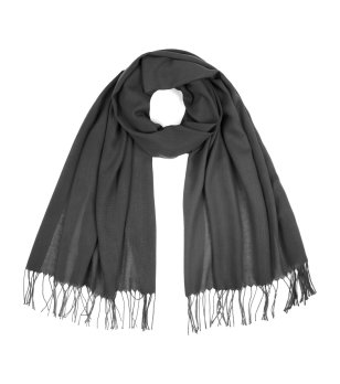 Шал с ресни в цвят графит снимка