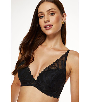 Черен сутиен с повдигащ ефект Eclipse снимка