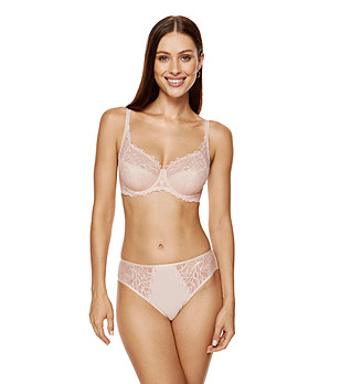 Сутиен в цвят пудра с полумеки чашки Femme снимка