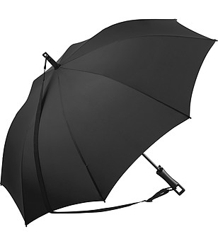 Черен чадър с презрамка снимка