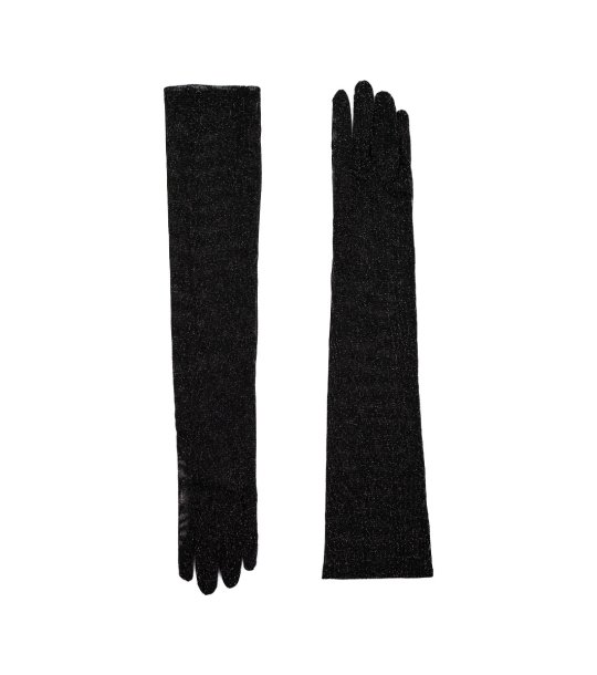 Дамски дълги ръкавици в черно Carnival Mist снимка