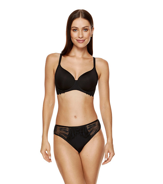 Черен сутиен с твърди чашки  Eclipse снимка