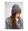 Зимна шапка в цвят графит-2 снимка