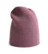 Унисекс шапка в сиво-розов нюанс-3 снимка