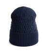 Тъмносиня зимна унисекс шапка-1 снимка