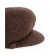 Дамски тъмнокафяв каскет Avola с вълна-3 снимка