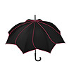 Automatic long umbrella for women- Swirl umbrella - Black-2 снимка