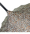 Long umbrella for women - Pagoda umbrella - Leopard Print-2 снимка