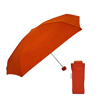 Ветроустойчив чадър в цвят коняк от рециклиран полиестер снимка