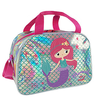 Детска чанта в цвят хамелеон Русалка снимка