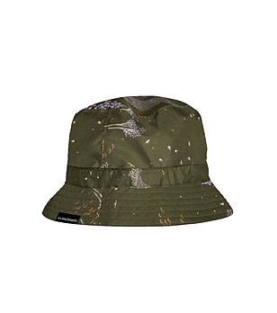 Водоустойчива двулицева шапка в цвят каки снимка