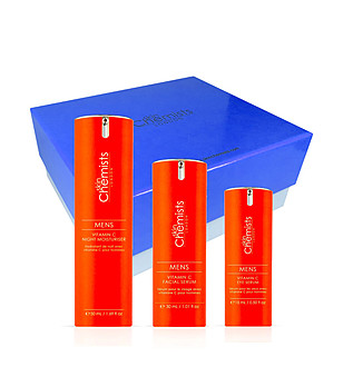 Подаръчен комплект козметика за мъже с витамин С 3 части в кутия снимка