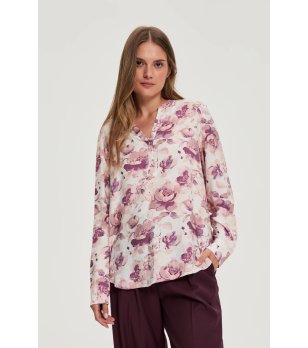 Дамска риза с флорален принт снимка