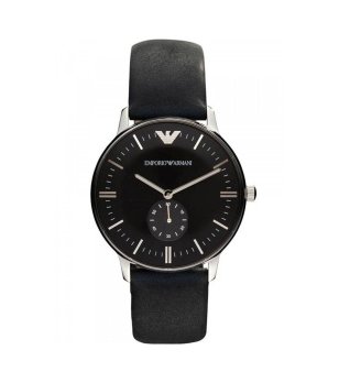 Мъжки часовник хронограф в черно снимка