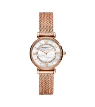 Дамски аналогов часовник в розовозлатисто снимка