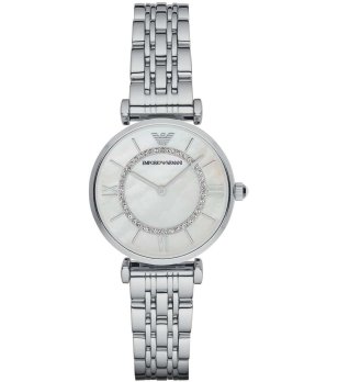 Дамски сребрист аналогов часовник снимка