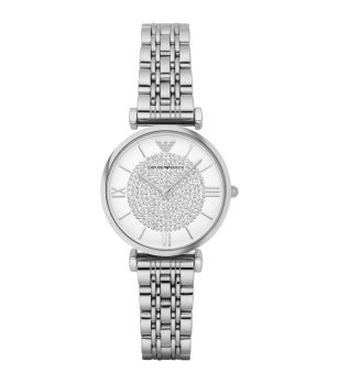 Дамски кварцов часовник в сребристо снимка