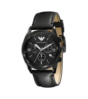 Мъжки кварцов часовник в черно снимка