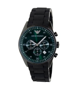 Мъжки часовник хронограф в черно снимка