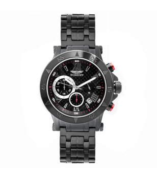 Мъжки часовник хронограф в черно снимка