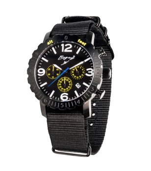 Мъжки аналогов часовник в черно снимка