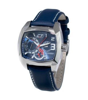 Мъжки аналогов часовник в тъмносиньо снимка