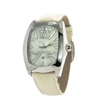 Аналогов часовник с кожена каишка снимка