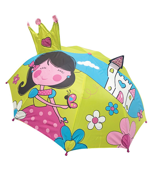 Детски зелен чадър Princess снимка