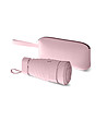 Women's mini umbrella - Six-Fold umbrella - Light and compact - With Leather Zipper Case - Pink-1 снимка