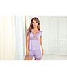 Лилава дамска пижама BEVERLY -1 снимка