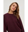 Дамска блуза в бордо-4 снимка
